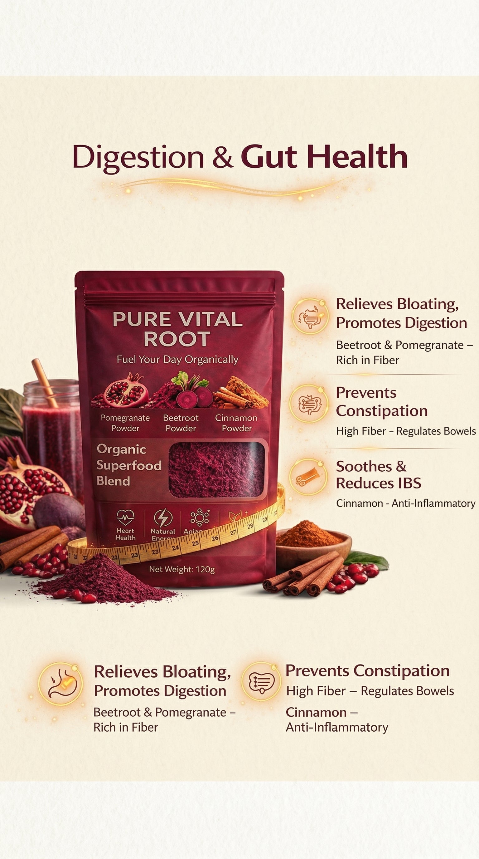 Organic Superfood Blend By Pure Vital Root