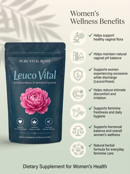 Leuco Vital Powder - Leukorrhea & White Discharge Treatment